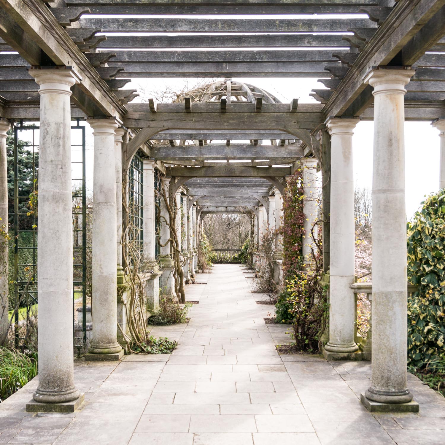 Hampstead Heath pergola and gardens