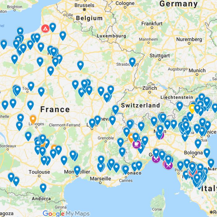 France/Italy roadtrip – trip-planning and driving to France